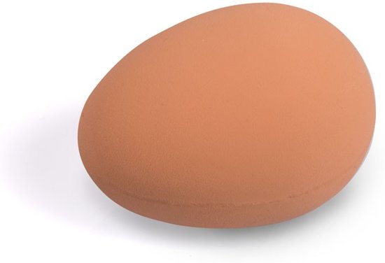 Nep kippen eieren - kunst ei - kalk ei - rubber ei - bruin