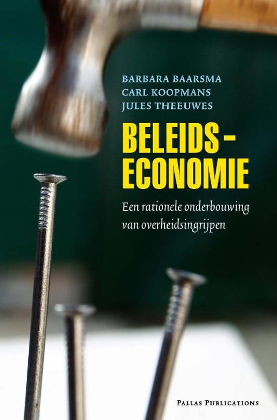 Beleidseconomie - Boek en Hoorcollege: Universiteit Leiden