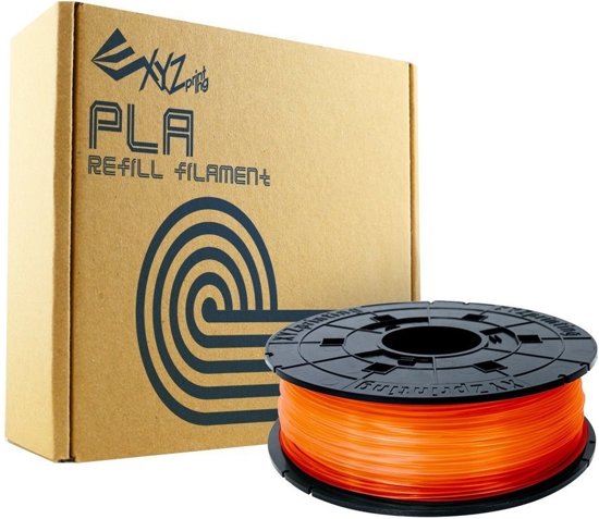 XYZprinting da Vinci REFILL PLA Clear Tangerine 600gr