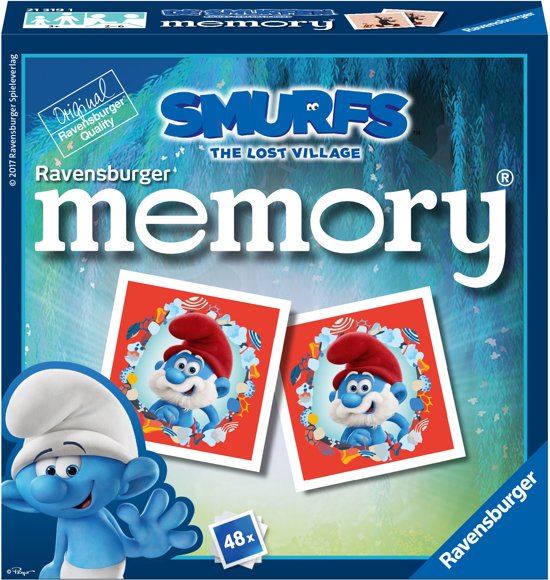 Afbeelding van het spel Ravensburger De Smurfen mini memory® - Kinderspel