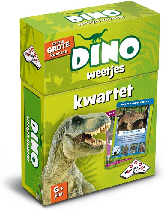 Afbeelding van het spel Dino Weetjes Kwartet - Kaartspel