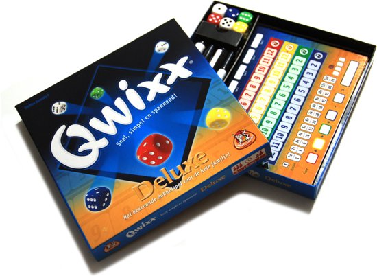 Thumbnail van een extra afbeelding van het spel Qwixx Deluxe - Dobbelspel