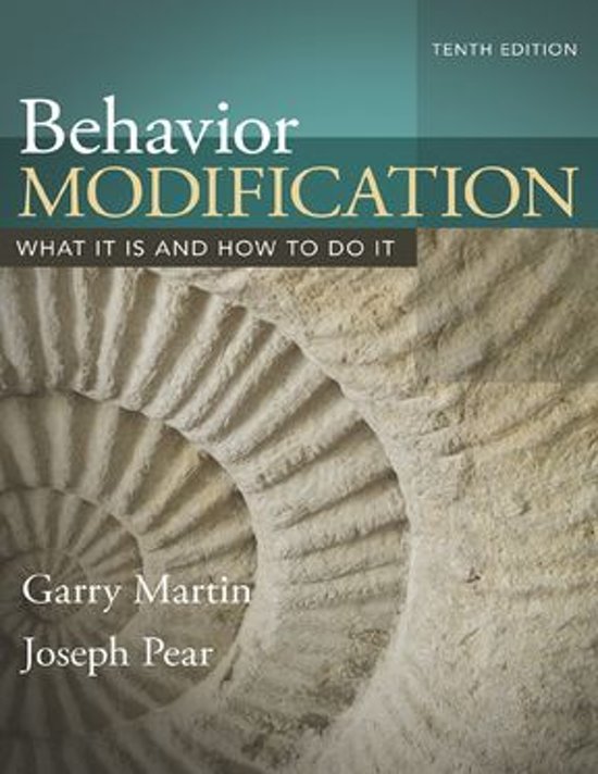  TEST BANK For Behavior Modification: What It Is and How to Do It  11th Edition by Garry Martin & Joseph