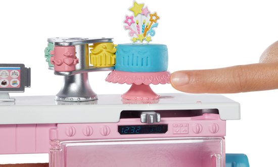 Barbie Baking Bakker met Taartdecoratie Speelset - Barbiepop