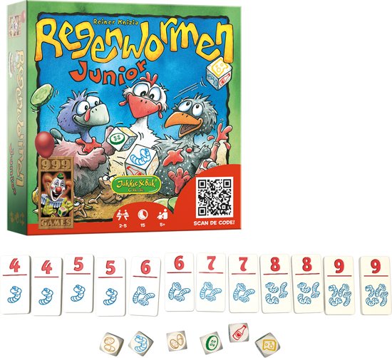 Thumbnail van een extra afbeelding van het spel Regenwormen Junior