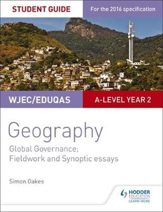 WJEC/Eduqas A-level Geography Student Guide 5