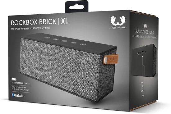 Fresh 'n Rebel Rockbox Brick XL Zwart