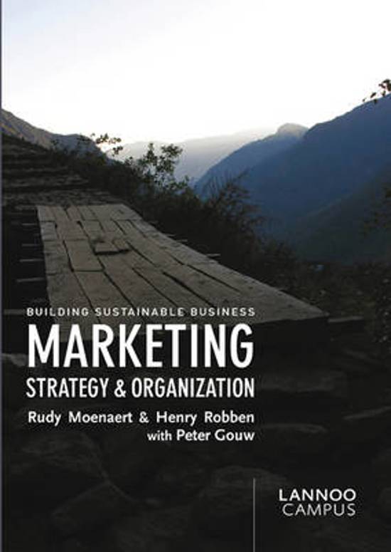 Marketing Strategy & Organisation