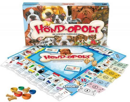 Thumbnail van een extra afbeelding van het spel Opoly bordspel hond naar je hok - 1 ST