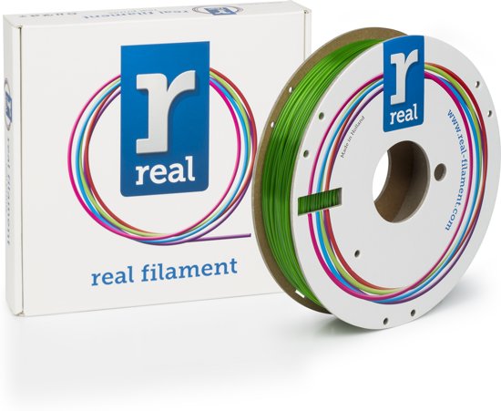 REAL Filament PETG transparant groen 1.75mm (500g)