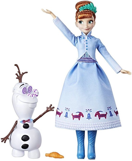 Hasbro Disney Frozen Tienerpop Anna Meisjes 28 Cm Blauw