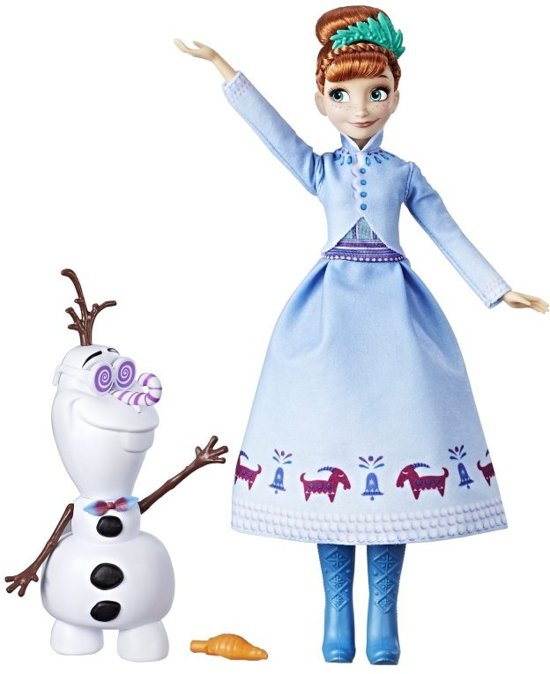 Hasbro Disney Frozen Tienerpop Anna Meisjes 28 Cm Blauw