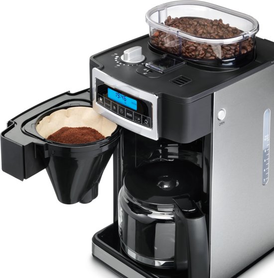 Princess 249402 Coffee Maker & Grinder Deluxe Koffiezetapparaat