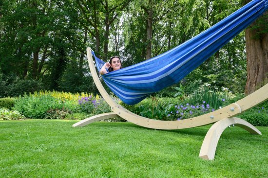 Hangmat met Standaard Tweepersoons 'Wood & Chill' Calm