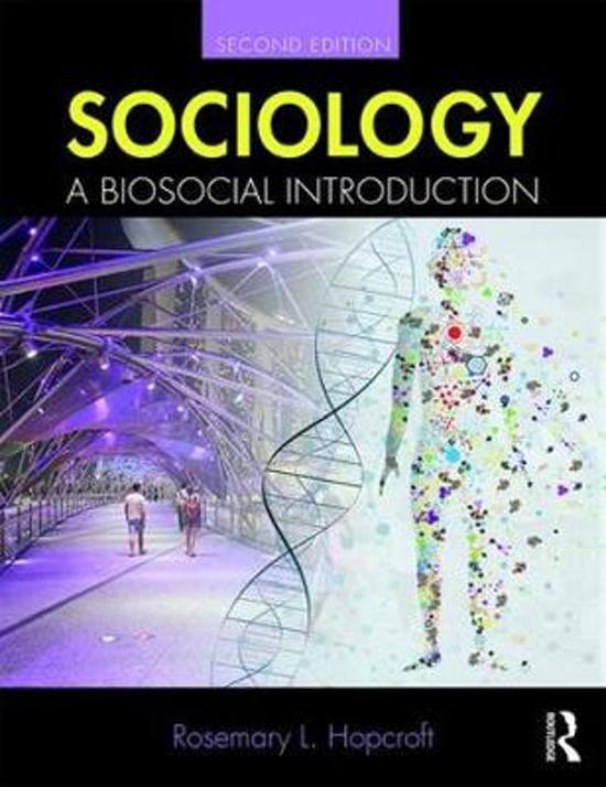 Summary Sociology - Rosemary L. Hopcroft