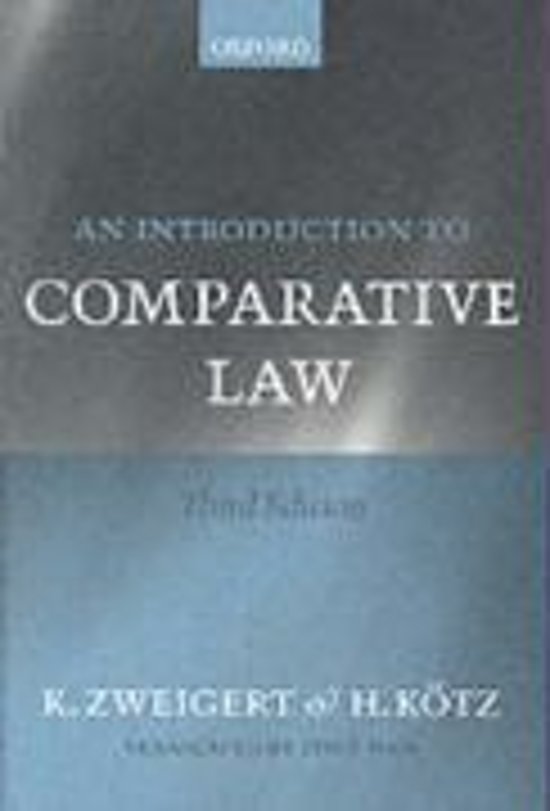 Comparative Private Law Notes
