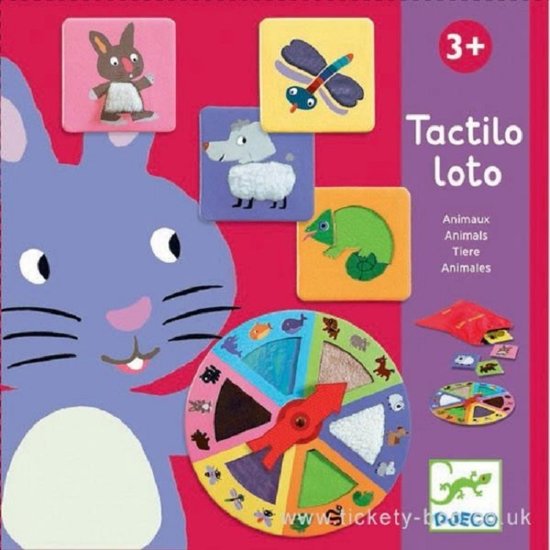 Afbeelding van het spel Djeco Tactilo Loto - Animals