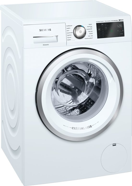 Siemens iQ500 WM14T590NL Vrijstaand Voorbelading 8kg 1400RPM A+++ Wit wasmachine