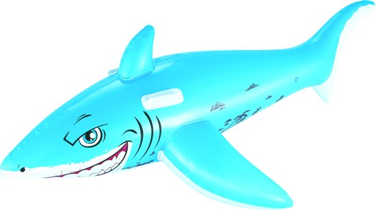 Bestway Opblaasbare Blauwe Haai 183 x 102 cm - Opblaasfiguur