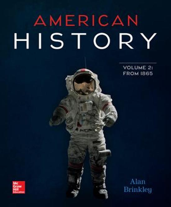 American History Connecting with the Past 15th Edition by Brinkley Test Bank Latest Update Questions and Detailed Correct Answers
