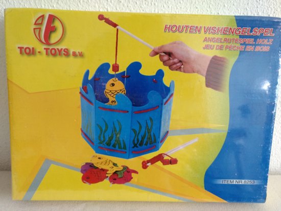 Afbeelding van het spel Houten vishengelspel Toi Toys