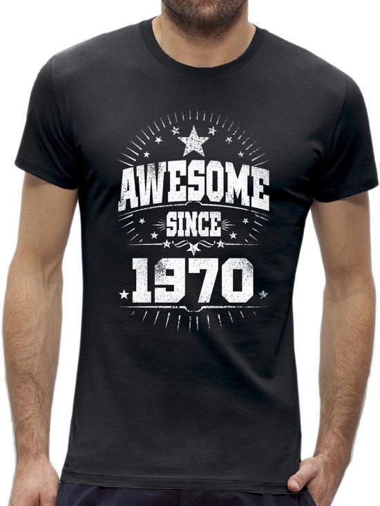 Onwijs bol.com | Awesome rood - sterren Abraham 50 jaar t-shirt / kado XE-77