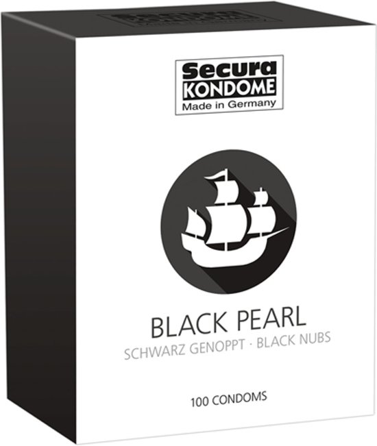 Secura Black Pearl Condooms - 100 Stuks