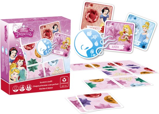 Thumbnail van een extra afbeelding van het spel Princess spellendoos - Betoverende spelletjes - kaarten met parfum