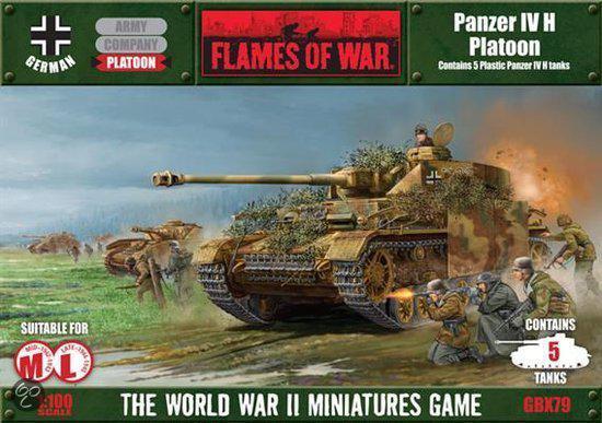Afbeelding van het spel Panzer IV H Platoon (plastic)