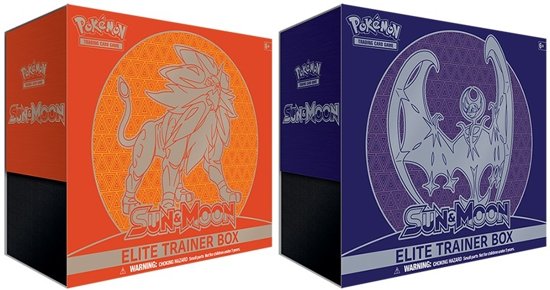 Afbeelding van het spel Pokemon Elite Trainer box Sun & Moon ( Alleen Paars )