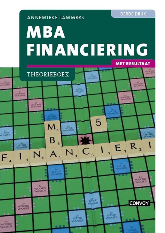 MBA financiering Theorieboek