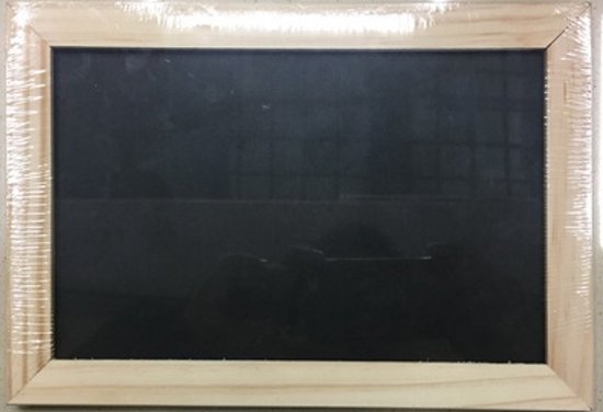 Schoolbord lei 18x26cm houten rand