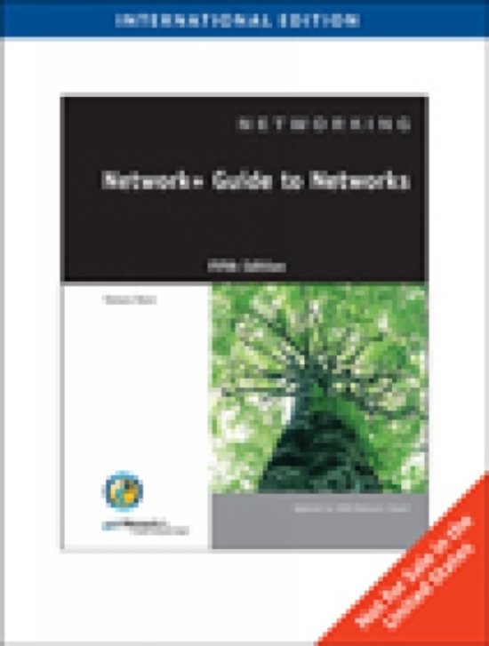Network  Guide to Networks, International Edition
