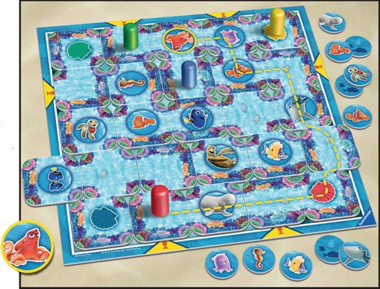 Thumbnail van een extra afbeelding van het spel Ravensburger Disney Finding Dory Junior Labyrinth