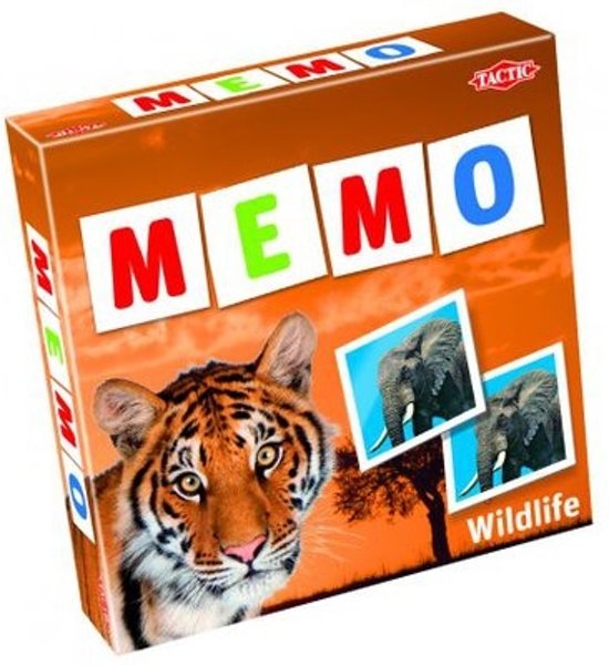 Thumbnail van een extra afbeelding van het spel Memo+ Wilde Dieren