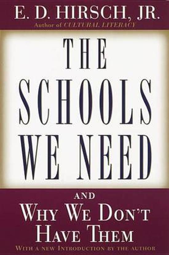 The Schools We Need