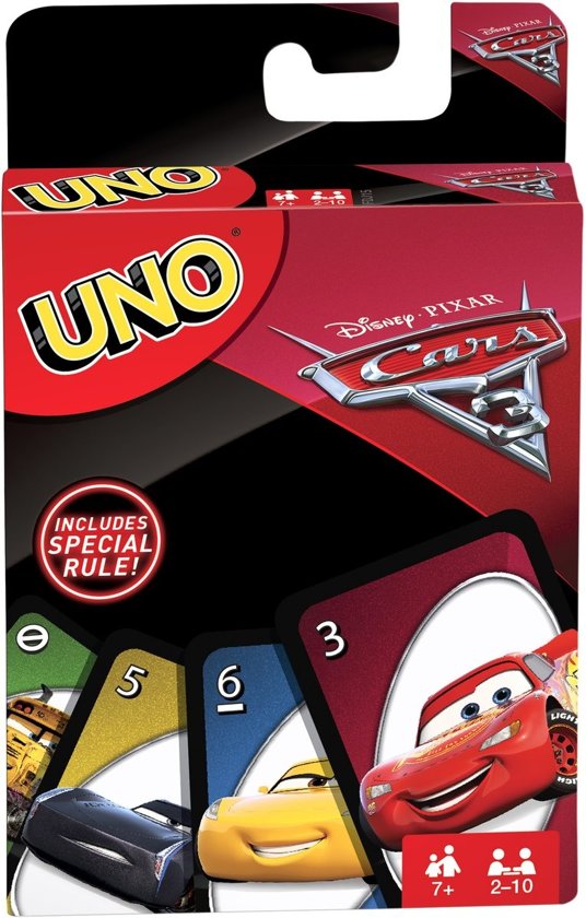 Afbeelding van het spel Mattel Uno Disney Cars Kaartspel