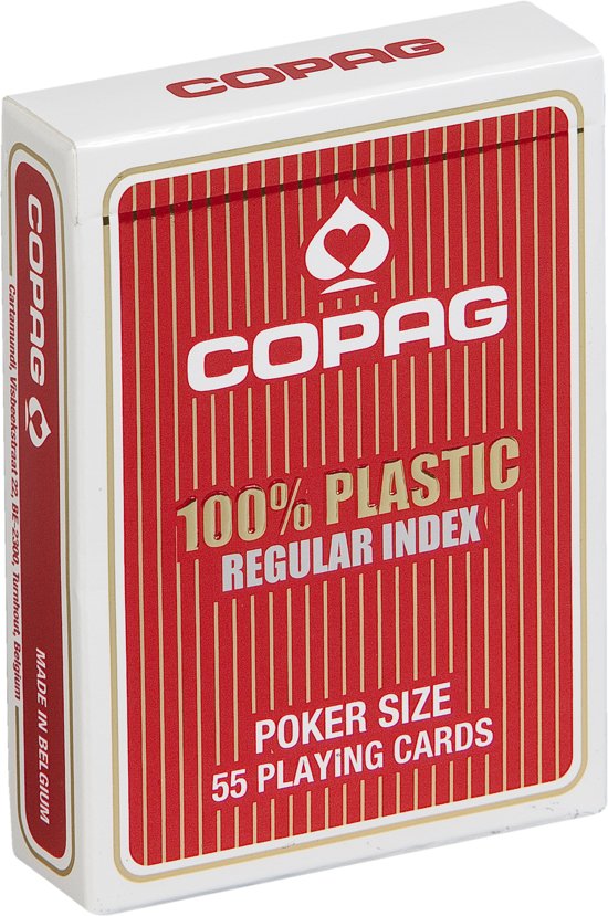 Thumbnail van een extra afbeelding van het spel Copag Plastic speelkaarten - Regular - Display