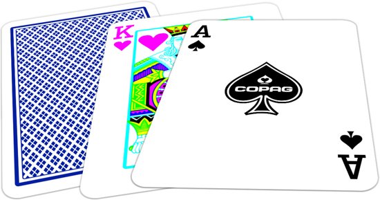 Thumbnail van een extra afbeelding van het spel Copag Plastic speelkaarten - Regular - Display