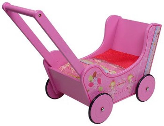 Roze prinsessen loopwagen