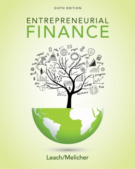 Summary Entrepreneurial Finance - Leach & Melicher