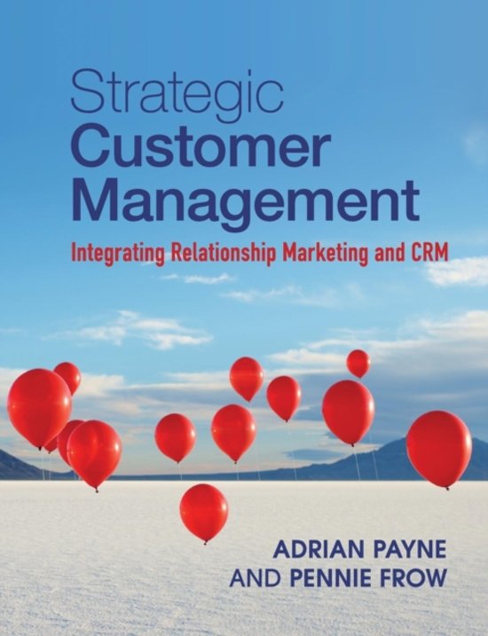 summary strategic customer management_payne and frow
