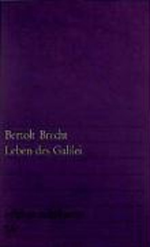 Analyse Leben des Galilei Szene 14 von Bertolt Brecht 