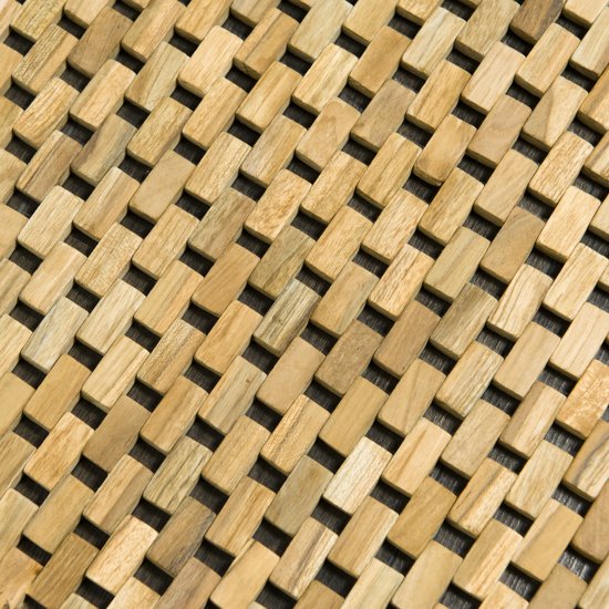 Sealskin Woodblock Badmat 60 x 60 cm