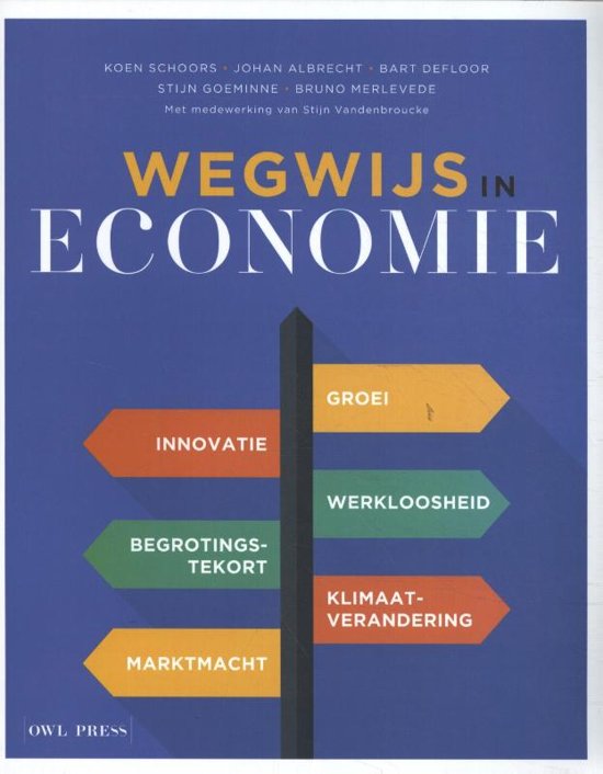Samenvatting ECONOMIE A (Wegwijs in de Economie) (H1-H19) (F000494A)
