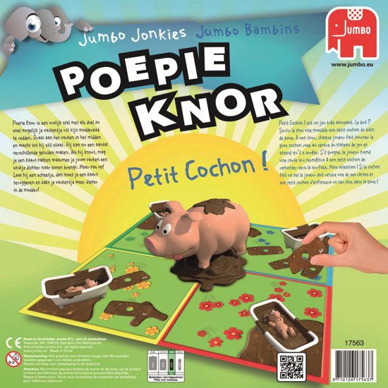 Thumbnail van een extra afbeelding van het spel Poepie Knor - Kinderspel