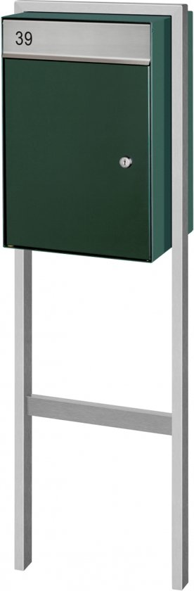 Brievenbus (groen) vrijstaand model