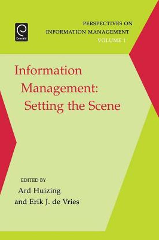 Samenvatting Information Management, ISBN: 9780080463261  Informatie & Kennismanagement