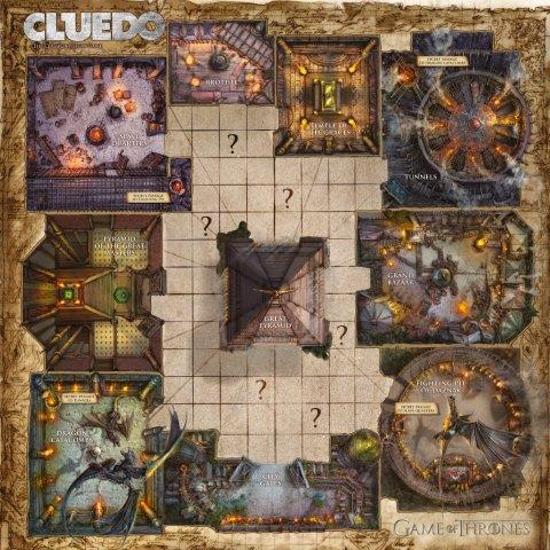 Thumbnail van een extra afbeelding van het spel Cluedo Game of Thrones - Bordspel