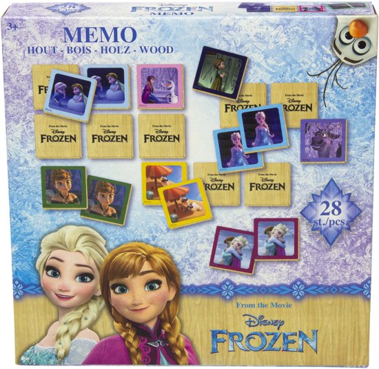 Afbeelding van het spel Frozen Memo Spel Hout